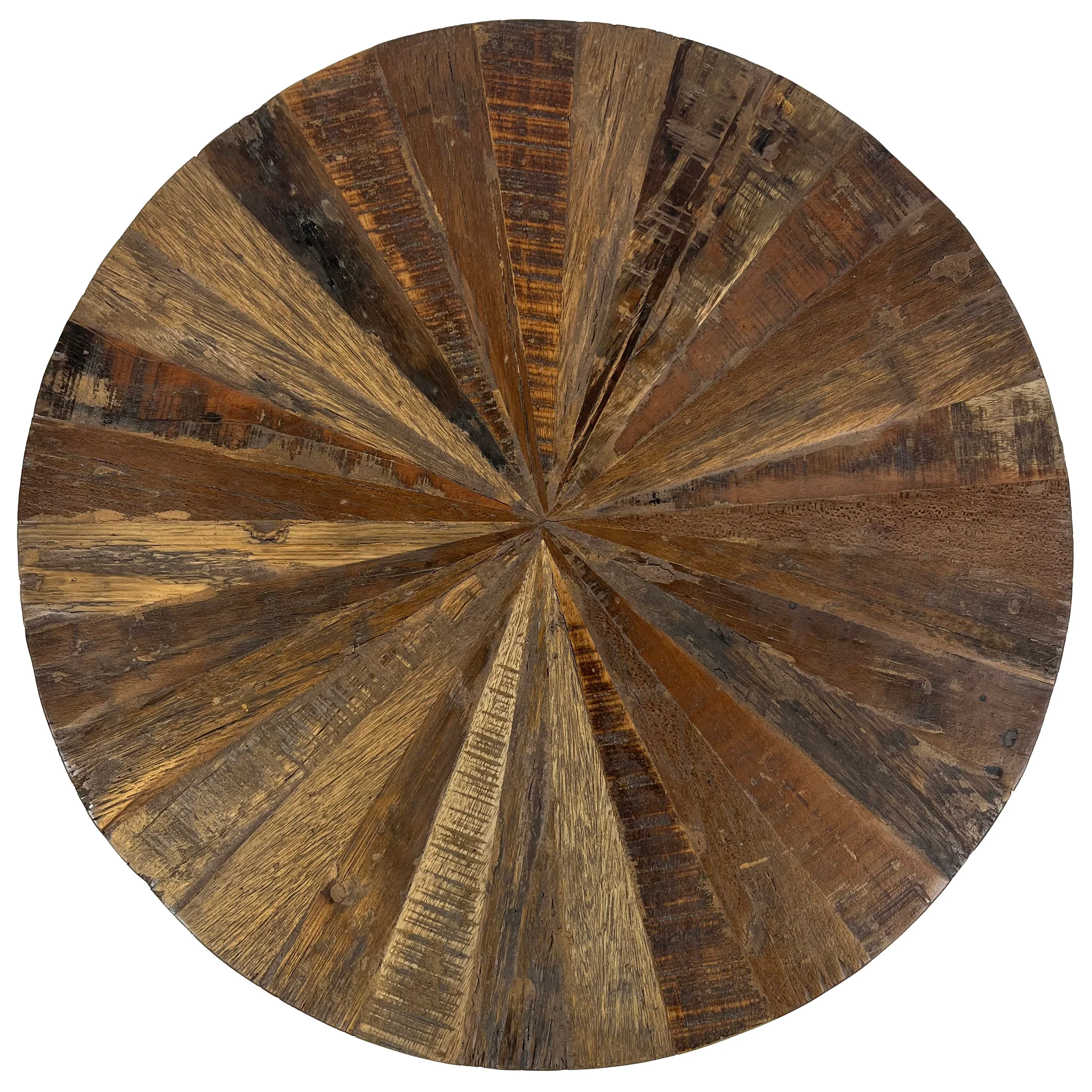 Vishnu Rail Track Drum Coffee Table | Large - Image 3