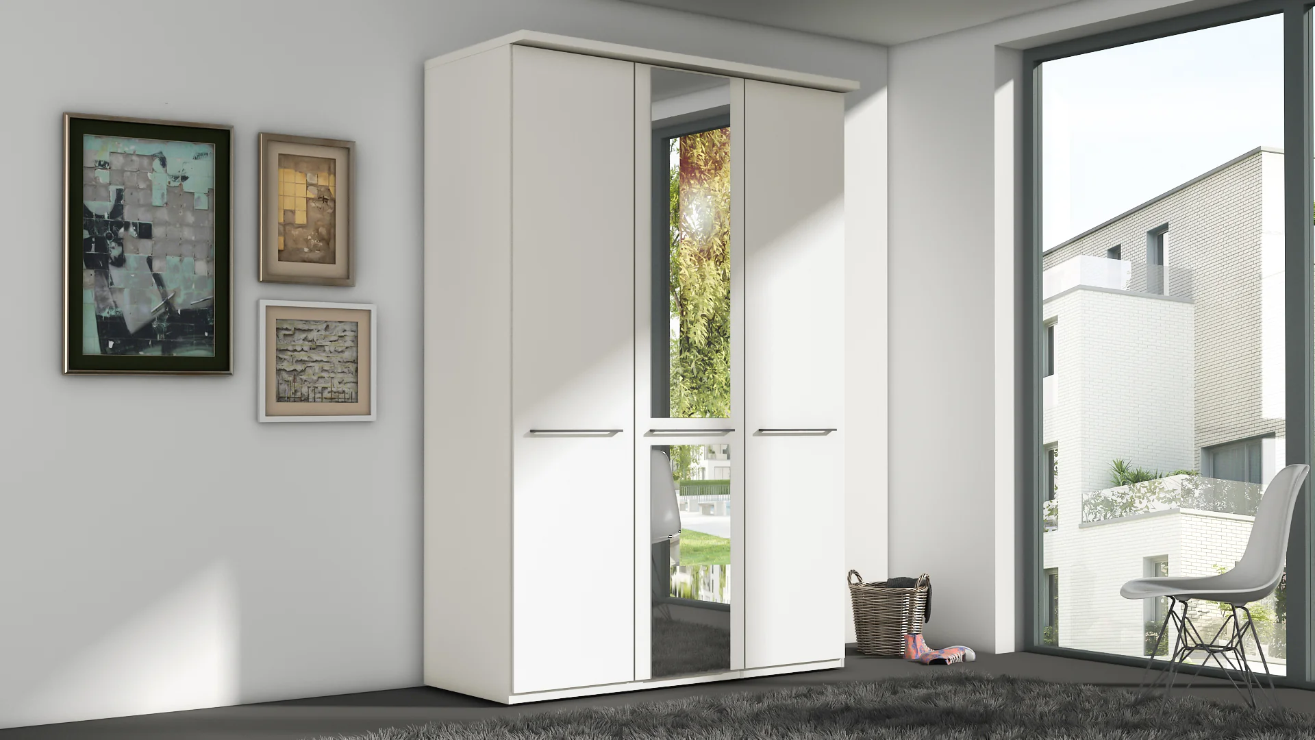 Cairns Wiemann 3 Door Wardrobe - Image 3
