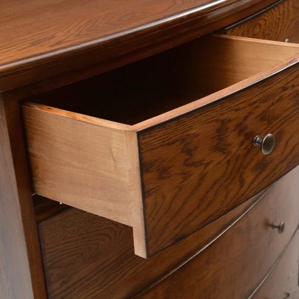 Winchcombe Dark Oak 5 Drawer Chest - Image 5