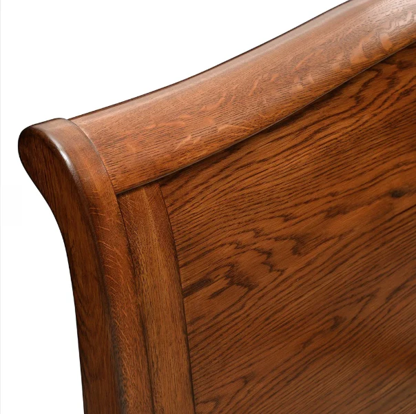 Winchcombe Dark Oak 5ft Kingsize Sleigh Bed - Image 4