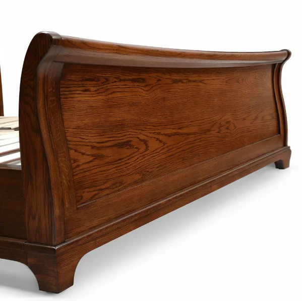 Winchcombe Dark Oak 5ft Kingsize Sleigh Bed - Image 6