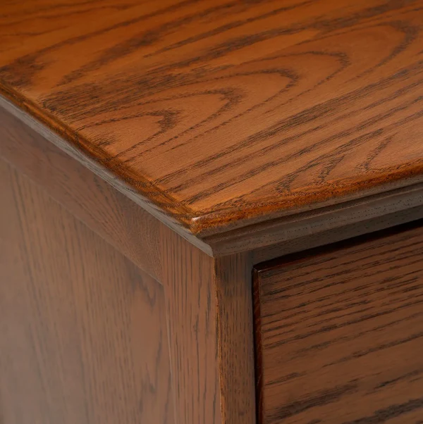 Winchcombe Dark Oak 6 Drawer Chest - Image 4