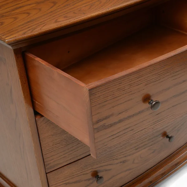 Winchcombe Dark Oak 6 Drawer Chest - Image 5
