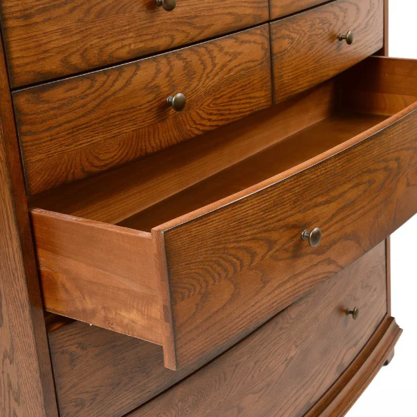 Winchcombe Dark Oak 7 Drawer Chest - Image 7