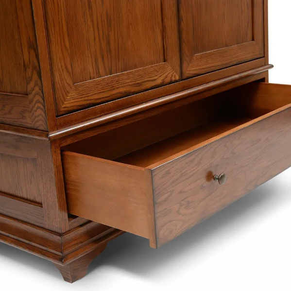 Winchcombe Dark Oak Double Wardrobe - Image 10