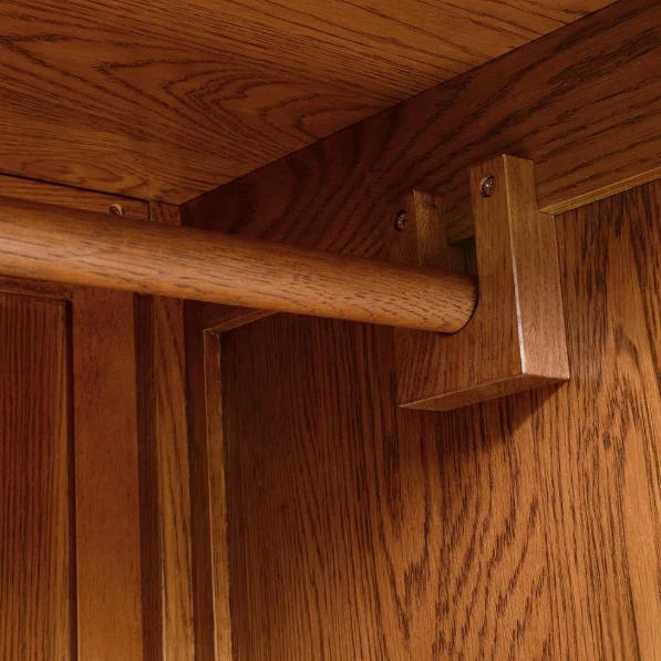 Winchcombe Dark Oak Double Wardrobe - Image 8