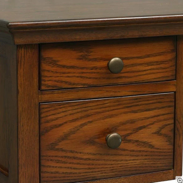 Winchcombe Dark Oak Dressing Table - Image 6