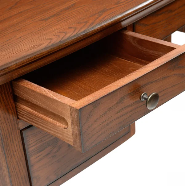 Winchcombe Dark Oak Dressing Table - Image 8