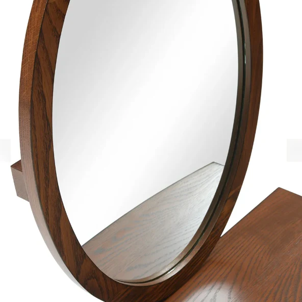 Winchcombe Dark Oak Dressing Table Mirror - Image 5