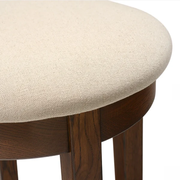 Winchcombe Dark Oak Dressing Table Stool - Image 3