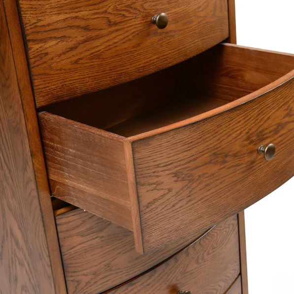Winchcombe Dark Oak Vanity Tallboy - Image 11
