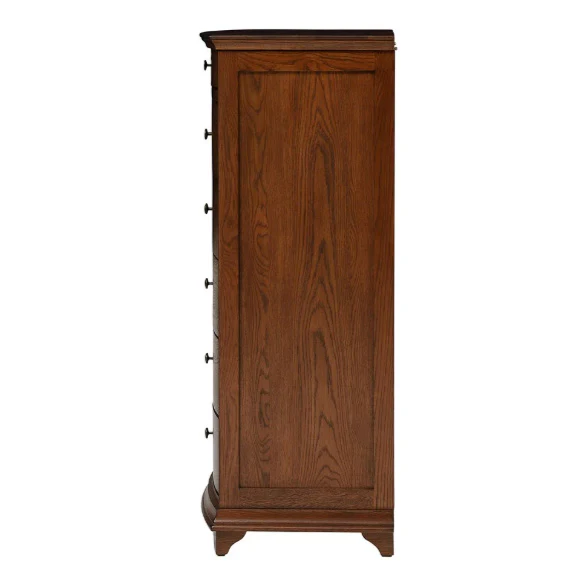Winchcombe Dark Oak Vanity Tallboy - Image 5