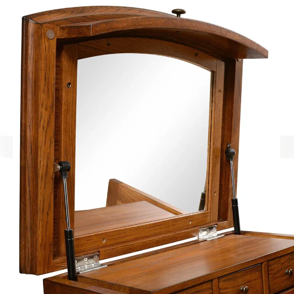 Winchcombe Dark Oak Vanity Tallboy - Image 8
